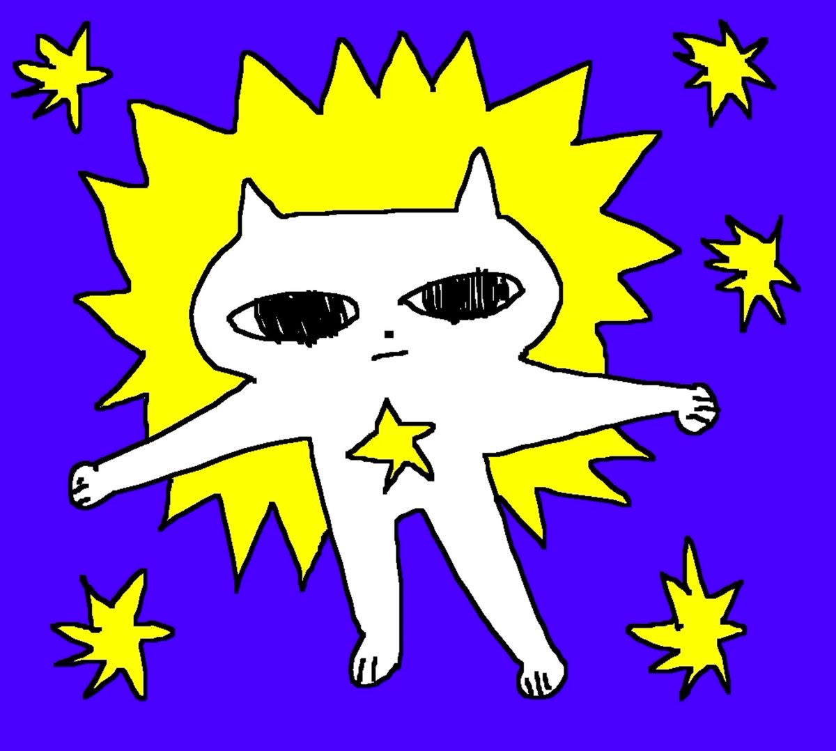 doodle cat artwork